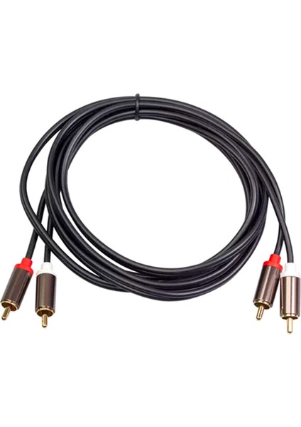 4x 2rca-2 Rca Erkek-Erkek Ses Kablosu Altın Kaplama Rca Ses Kablosu Ev Sineması DVD Tv CD Amplifikatör Ses Kutusu (Yurt Dışından) modelleri