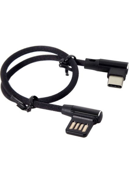 3x Usb-C 3.1 Tip-C Ila Sol Açılı 90 Derece USB 2.0 Veri Kablosu, Tablet ve Telefon Için Kollu Veri Kablosu 15CM (Yurt Dışından) fiyatları