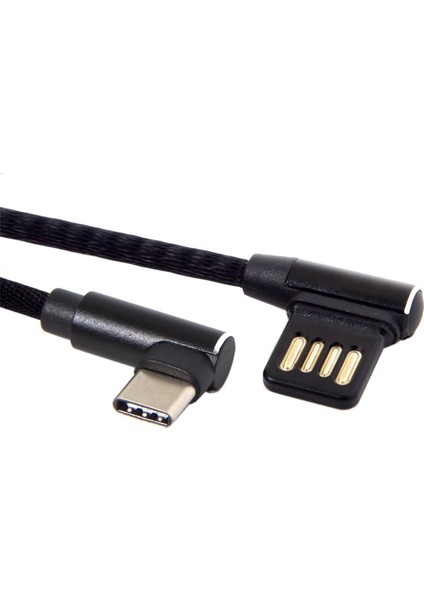 3x Usb-C 3.1 Tip-C Ila Sol Açılı 90 Derece USB 2.0 Veri Kablosu, Tablet ve Telefon Için Kollu Veri Kablosu 15CM (Yurt Dışından) indirimleri