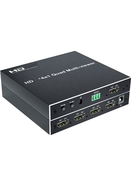 Hd 1080P Anahtar 4, Pc Abd Fişi Için Uzaktan Kumandalı HDMI Uyumlu Ayırıcı ile 1 Arada 1 Çıkışlı Video Distribütör Ayırıcı (Yurt Dışından)