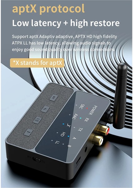 2 Arada Bluetooth 5.3 Audio Verici Alıcı Hd Düşük Gecikme 3.5mm Aux Kablosuz Adaptörü Tv Pc Otomobil Hoparlörü (Yurt Dışından) modelleri