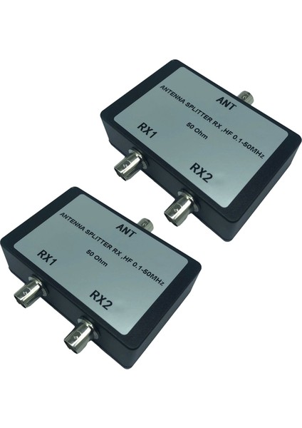 2x Anten Ayırıcı Rx Hf 1-50 Mhz Anten Ayrımcı Rx Hf 1-50 Mhz Uydu Koaksiyel Kablo Sinyal Ayırıcı (Yurt Dışından)
