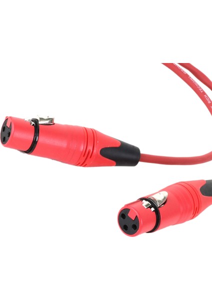 0.5m Kırmızı 3pin Xlr 1 Erkek Ila 2 Dişi Ses Uzantısı Kablosu Mikrofon Y Ayırıcı Ses Kordon Hattı Mikser Mikrofonu Için (Yurt Dışından) fırsatları