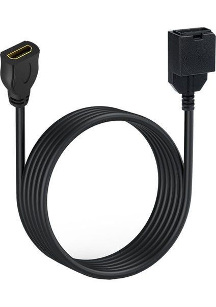 1.5m 4K HDMI Uyumlu 1.4 Type-E Dişi Araba Ses ve Video Iletimi Için Erkek Video Ses Kablosu Yazmak Için (Yurt Dışından) modelleri