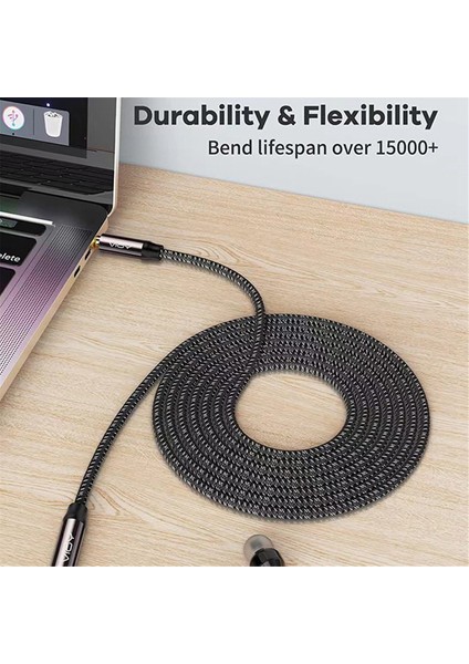 Vioy 3.5mm Aux Stereo Kablo Erkek - Kulaklık Için Kadın Kulaklık Uzatma Kabloları Akıllı Telefon Tablet Medya Oynatıcı Vb 5m (Yurt Dışından) fiyatları