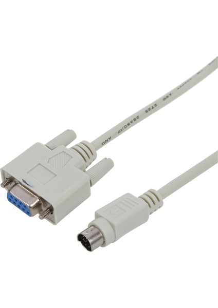 3x DB9P Ila 8p Mini Din RS232 Indir Kablo Beyaz 8.2 Ft Plc Dvp-Eh Için (Yurt Dışından) modelleri