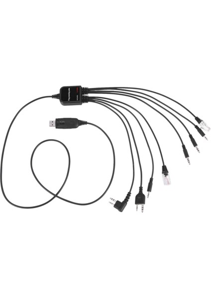 Bir Usb&#39;de Sekiz USB Programlama Kablosu Walkie Tallie Motorola Kenwood Icom Baofeng Tyt Qyt Radyo (Yurt Dışından) indirimleri