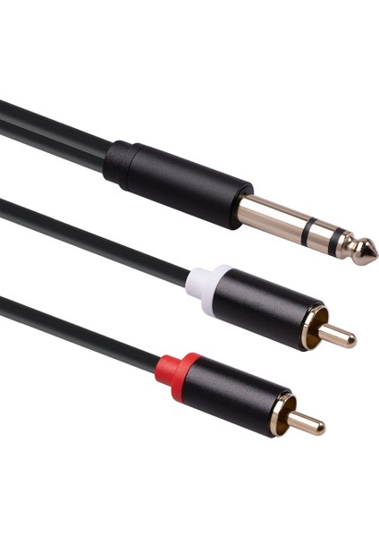 6.35MM Kablo - 2rca Sesli Kablo Aux Rca Jack Y Astıcıcıcıcıcıcıcıcıcıcıcıcıcıcılar Dvd, 5ft Için (Yurt Dışından) fiyatları