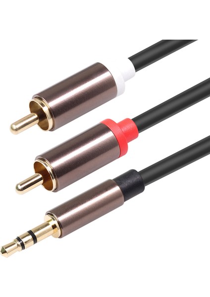 2x Rca Kablo Hifi Stereo 3.5mm Ila 2rca Ses Kablosu Aux Aux Rca Kabak Amplifiverler Için 3,5 Y Sonrıcı Ses Car Aux Cep Telefonu (Yurt Dışından) indirimleri