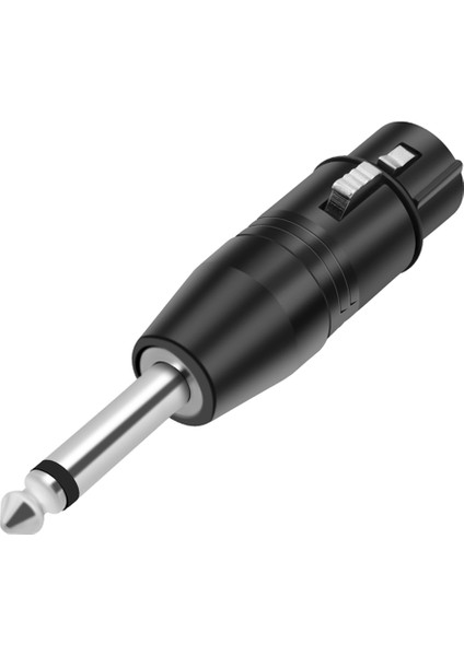 6.35MM Mono Erkek - Xlr 3 Pın Kadın Ses Ses Fik Dönüştirici Adaptör Adaptör Amplifik (Yurt Dışından) modelleri