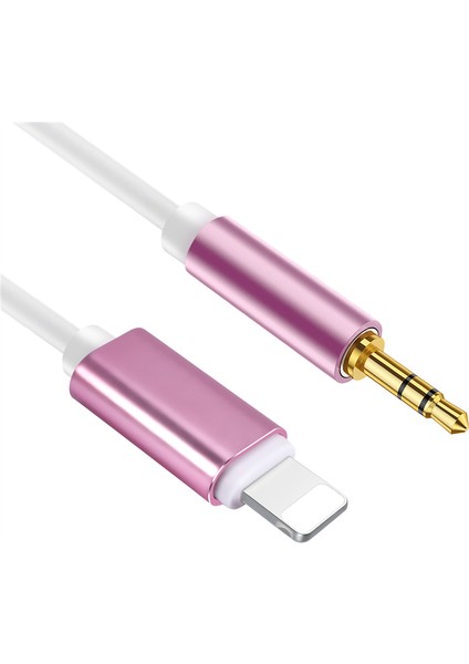 Iphone Aux Cord Aux Cord Için Car Apple Için Iphone5 ve Üst Modeller ve Ipad-Rose Gold Için 3,5 mm Aux Kablosu (Yurt Dışından) fırsatları
