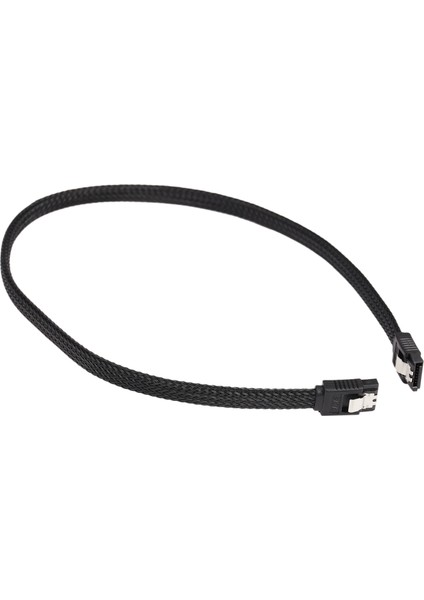 20X 50CM Sata 3.0 Iıı Sata3 7pin Veri Kablosu 6gb/s SSD Kabloları Naylonlu Kılıflı Premium Versiyonlu HDD Kablosu (Siyah) (Yurt Dışından) fiyatları