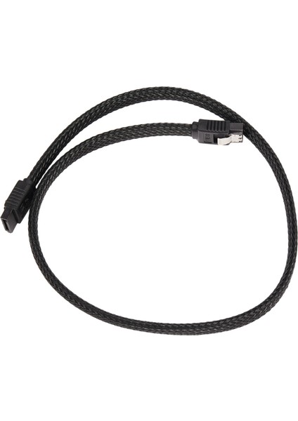 20X 50CM Sata 3.0 Iıı Sata3 7pin Veri Kablosu 6gb/s SSD Kabloları Naylonlu Kılıflı Premium Versiyonlu HDD Kablosu (Siyah) (Yurt Dışından) fırsatları