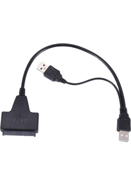 2x USB 2.0-Ide Sata S-Ata Hdd/ssd Dizüstü Dizüstü Disk Sürücü Dönüştürücü Kablosu Için 2,5/3.5 Inç Adaptör (Yurt Dışından) fiyatları