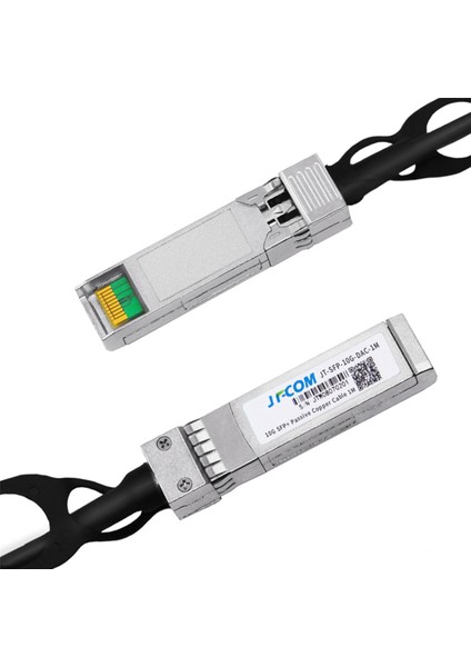 2x Jt-Com 10GB Sfp+ Dac Twinax Kablosu, Pasif, SFP-H10GB-CU2M, Ubiquiti, Intel, Mikrotik, Netgear, D-Link, 1metreler (Yurt Dışından) indirimleri