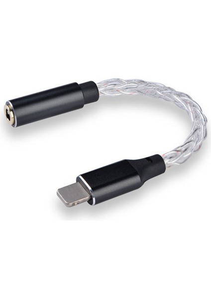 Apple Arayüzü Için Dac 3,5 mm Ses Adaptör Kablosu Hıfı Kulaklık Amplifikatörü iPhone B Için Ses Kod Çözücü (Yurt Dışından)