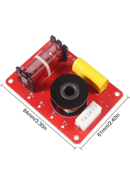 3pcs 130W 2 Yollu Hoparlör Sistemi Ses Crossover Filtreleri Frekans Distribütörü (Yurt Dışından) modelleri