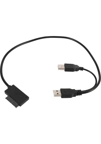 2x Slim Sata Kablosu USB 2.0 Ila 7+6 Dizüstü Bilgisayar Sata Adaptör Dönüştürücü Destek Penceresi Xp/7/8/10 Mac Os EM88 (Yurt Dışından) modelleri