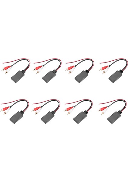 8x Araba Evrensel Kablosuz Bluetooth Modülü Müzik Adaptörü Rca Aux Ses Kablosu (Yurt Dışından)