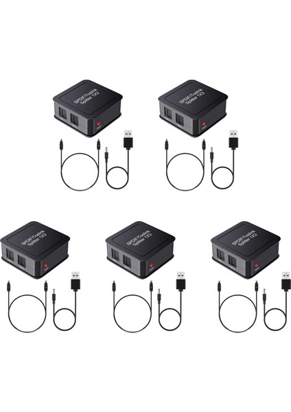 5x Dijital Optik Audio 1x3 Ayrıştırıcı, Dijital Spdıf Toslink Fiber Audio Seri Dinleyici, Mavi Ray DVD Hdtv Için 3&#39;ten 1&#39;i Çıkış (Yurt Dışından)