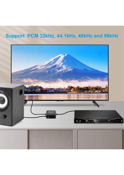 5x Dijital Optik Audio 1x3 Ayrıştırıcı, Dijital Spdıf Toslink Fiber Audio Seri Dinleyici, Mavi Ray DVD Hdtv Için 3&#39;ten 1&#39;i Çıkış (Yurt Dışından) indirimleri