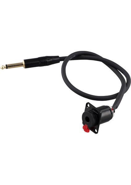 6.35MM Dişi Panel 6.35MM Erkek Konektör Kablosu 6.35MM Dişi Soket Ila 6.35MM Erkek Kulaklık Uzatma Kablosu (Yurt Dışından)