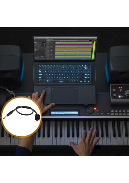 6.35MM Dişi Panel 6.35MM Erkek Konektör Kablosu 6.35MM Dişi Soket Ila 6.35MM Erkek Kulaklık Uzatma Kablosu (Yurt Dışından) indirimleri