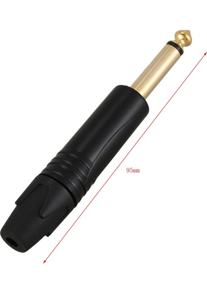 Altın Kaplama 20 Pcs Fiş Mono Professional 2 Kutup 6.35 mm 6.5mm Stereo Jack Fiş Nötrik 6.35MM Jack Siyah (Yurt Dışından) indirimleri