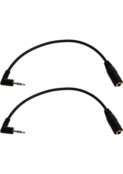 2pcs 2.5mm (Erkek) Ila 3,5 mm (Dişi) Stereo Ses Jak Adaptörü (Yurt Dışından)