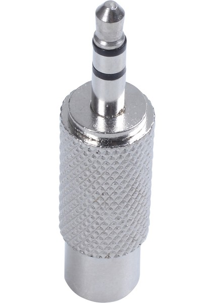 3pcs 3,5mm Stereo Erkek - Rca Mono Kadın Ses Adaptörü, Gümüş (Yurt Dışından) fiyatları