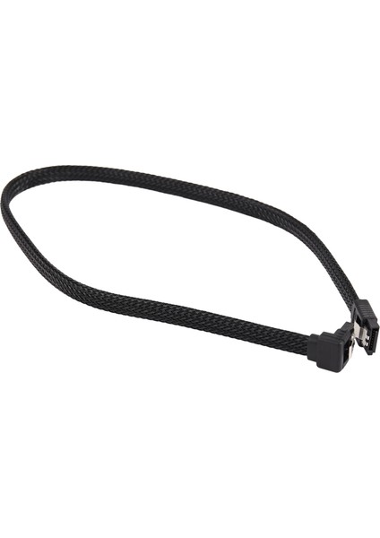 4x 50CM Sata 3.0 Iıı Sata3 7pın Veri Kablo Kablolu 6gb/s SSD Kabloları HDD Kablosu Naylonlu (Siyah) (Yurt Dışından) modelleri