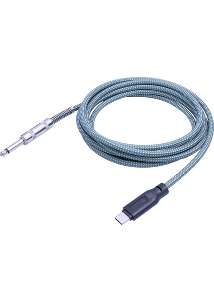 6.35MM Erkek-Usb Type-C Type Male Gitar Kablosu 1/4inch-Usb-C Kayıt Kordon Gitar USB C Kayıt Kablosu 1 Metre (Yurt Dışından) fiyatları