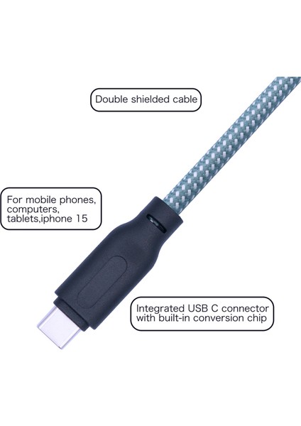 6.35MM Erkek-Usb Type-C Type Male Gitar Kablosu 1/4inch-Usb-C Kayıt Kordon Gitar USB C Kayıt Kablosu 1 Metre (Yurt Dışından) indirimleri