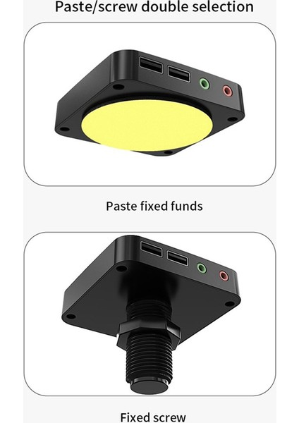 Bilgisayar Masaüstü Güç Anahtarı Harici Pc Ana Bilgisayar Güç Kaynağı Açma/kapalı Push Düğme Anahtarı, Çift USB Bağlantı Noktaları (Yurt Dışından)