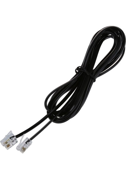 2pcs RJ11 6P4C Telefon Kablo Kablosu Adsl Modem, 2 Metre ve 10 Metre (Yurt Dışından) fırsatları