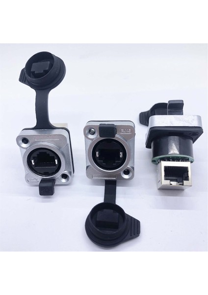 10PCS Ethernet RJ45 Şasi Soketi NE8FDP Ethernet Konektörden Geçiş IP65 Su Geçirmez D (Yurt Dışından) fırsatları