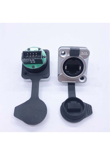 10PCS Ethernet RJ45 Şasi Soketi NE8FDP Ethernet Konektörden Geçiş IP65 Su Geçirmez D (Yurt Dışından) indirimleri