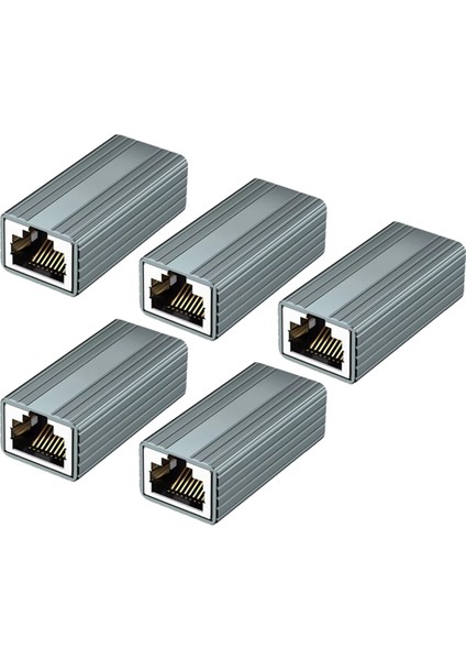 10GBPS RJ45 Konnektör Kadın - Kadın Gigabit Network Extender Için Cat7 Cat7 Cat6 Cat5 Ethernet Kablo Adaptörü 5pcs (Yurt Dışından)