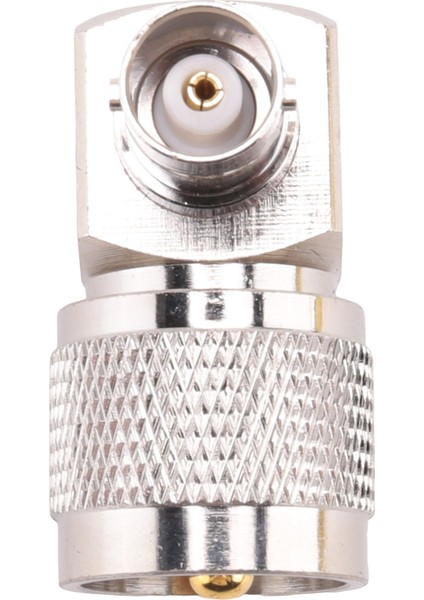 2x Uhf PL259 PL-259 Erkek-Bnc Kadın Sağ Açısı Rf Adaptör Konnektörü, Gümüş (Yurt Dışından) fırsatları