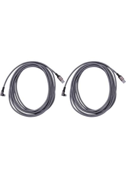 Oculus Quest 2 Kulaklık Için 2x 5m Veri Kablosu C Tip C Şarj Veri Kablosu Vr Gözlük Aksesuarları (Yurt Dışından)