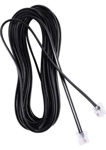 2x RJ11 6P4C Telefon Kablo Kablosu Adsl Modem 5 Metre (Yurt Dışından) fiyatları