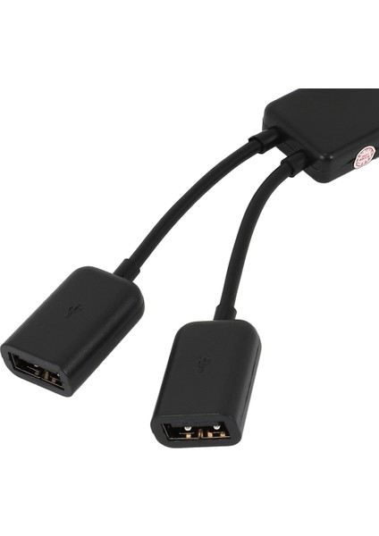 1 Pcs Tip C Otg USB Erkek-Çift 2.0 Dişi Otg Şarjı 2 Port Hub Kablo Y Ayırıcı ve 1 Pcs Mikro-Usb Konak Kablosu, Mikro USB Erkek Tip A Tip A Çift Otg Adaptör Dönüştürücü Hub (Yurt Dışından)