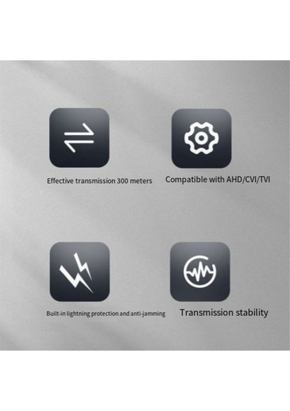 Tvı Cvı Ahd Kameralar Için Pasif Video Balun Bükülmüş Çiftler Aracılığıyla Cctv Utp Video Balun 8ch Alıcı Bnc&#39;den Utp RJ45 (8ch) (Yurt Dışından)