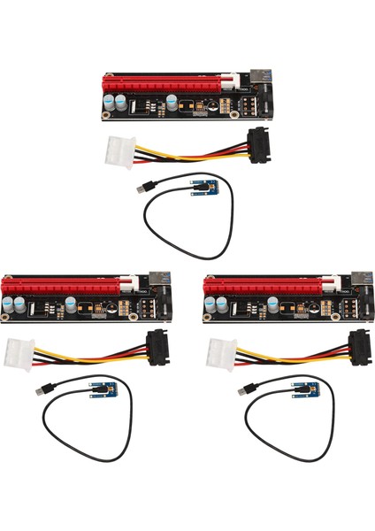 3x Mini Pcıe-Pcı Express Dizüstü Bilgisayar Harici Görüntü Kartı Exp Gdc Btc Antminer Miner Mpcıe-Pcı-E Yuvası (Yurt Dışından)