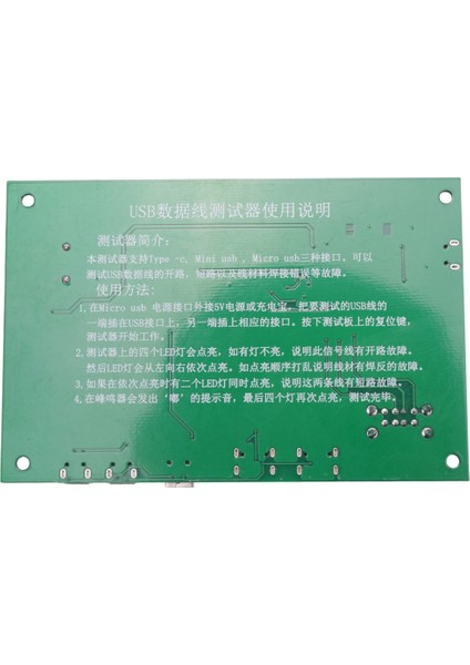 2x 3 Arada 1 USB Kablo Triad Test Cihazı Şarj Kablosu Test Kartı Tpye-C Mini USB Miniusb Pcb Kart Veri Tel Test Fikstürü (Yurt Dışından) indirimleri