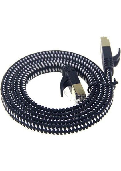 Ethernet Kablosu Sttp 40GBPS Cat 8 RJ45 Network Lan Yama Kablosu Yönlendirici Modem Internet Rj 45 Ethernet Kablosu (Yurt Dışından)