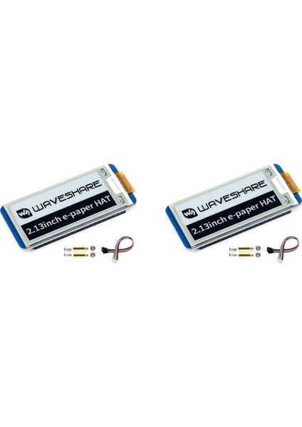 2x Waveshare 2.13INCH E-Mürekkep Ekran Şapkası, Beyaz Iki Renkli 250X122 Pixel E-Kağıt Ekran LCD Raspberry Pi 4b/3b+/3b/2b/sıfır (Yurt Dışından)