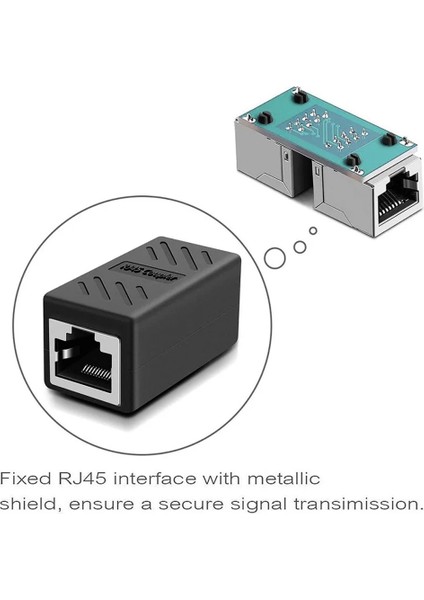 20PCS Ethernet Kablo Genişletici, RJ45 Cat 5 Cat 6 CAT6A Kullanıcı, Exterder Conntork Kadın To Dıned RJ45 Ethernet Bağlayıcı (Yurt Dışından) fiyatları