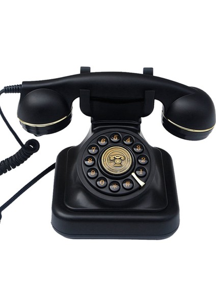 Kablolu Sabit Hat Retro Eklenti Ev Sabit Kablolu Sabit Hat, Antik Avrupa Tarzı Ofis Telefonu (Yurt Dışından)