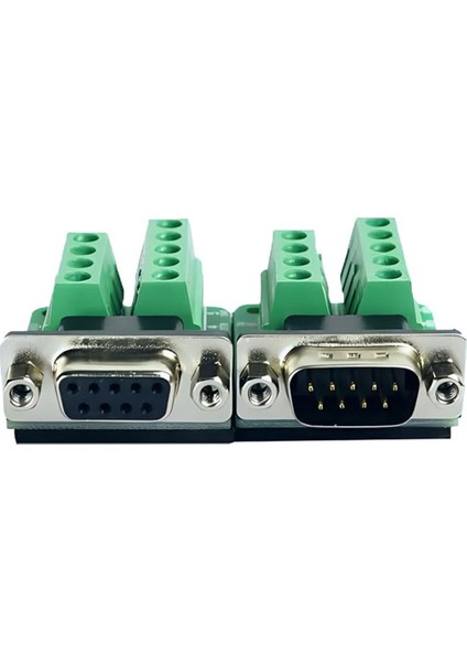10PCS Db9 Lehimsiz Konektör, RS232 D-Sub Seri 2 Satır 9 Pin Piriş Portu Terminal Adaptörü Kesme Kartı Somunlu (Yurt Dışından) fırsatları